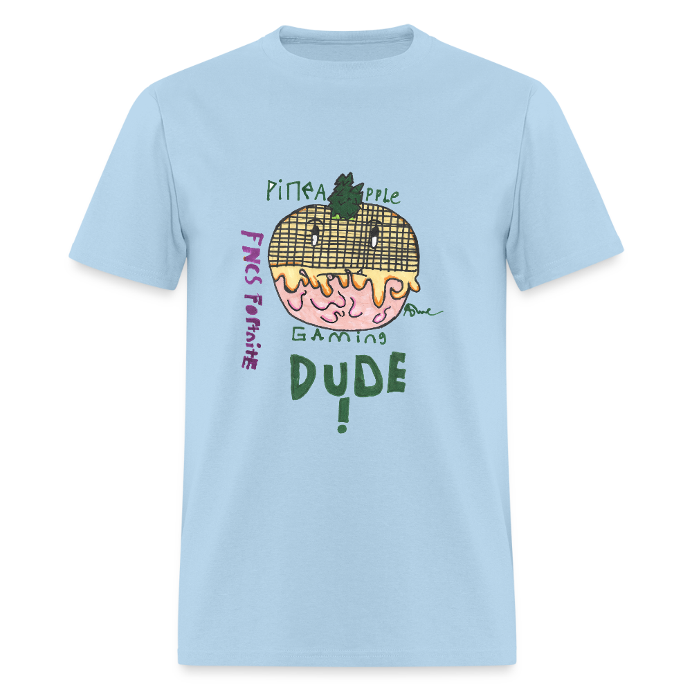 DC25 Asher's "Pineapple Gaming" T-Shirt - powder blue