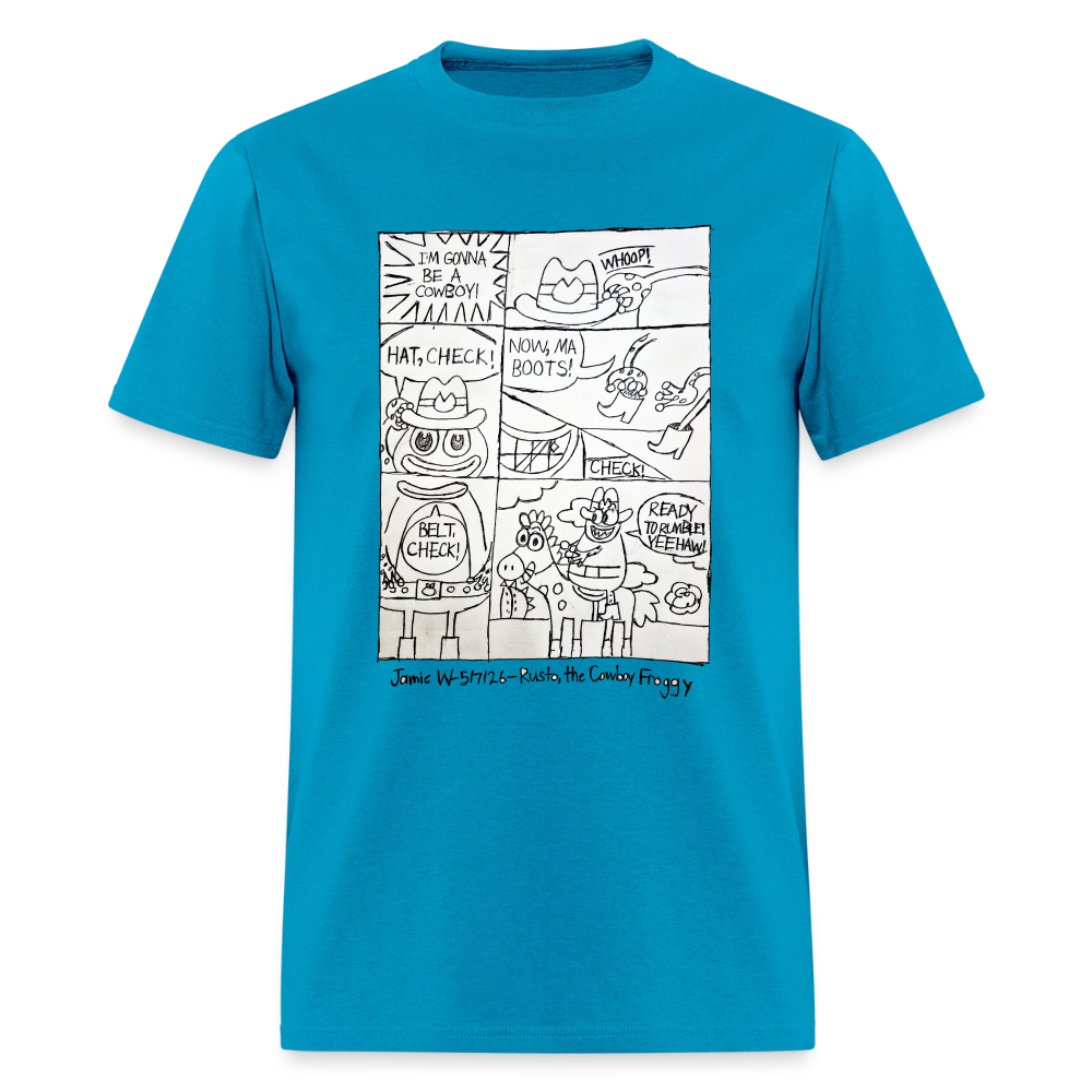 DC26 Jamie's "Cowboy Froggie" T-shirt - turquoise