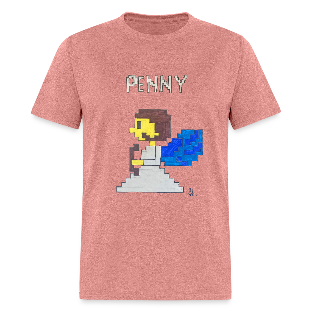 DC25 Sophie's "8-bit Penny" T-Shirt - heather mauve