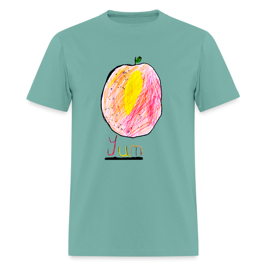 DC26 Tessa's "Yum" T-shirt - aquatic