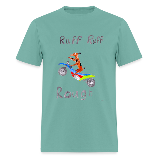 DC26 Levi's "Ruff Ruff Rough" T-shirt - aquatic