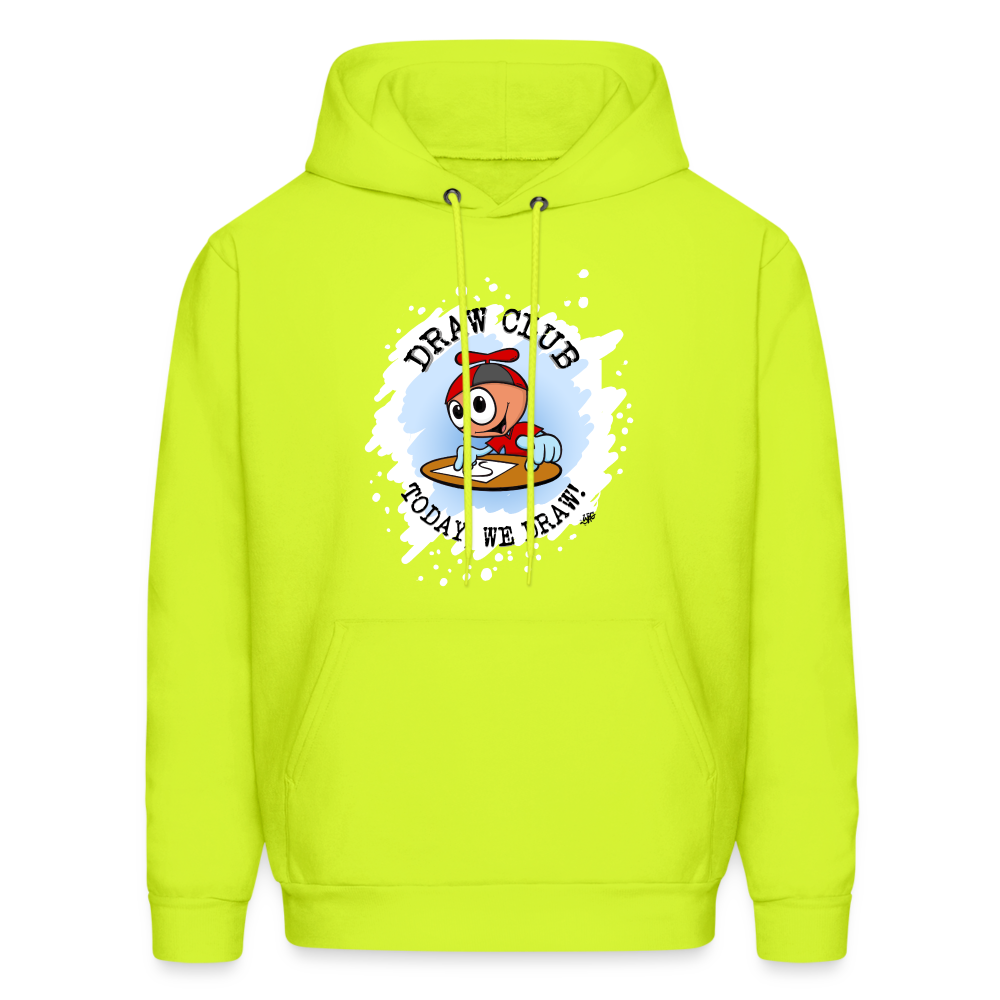 GooGenius Draw Club Hoodie (Multiple Color Options) - safety green