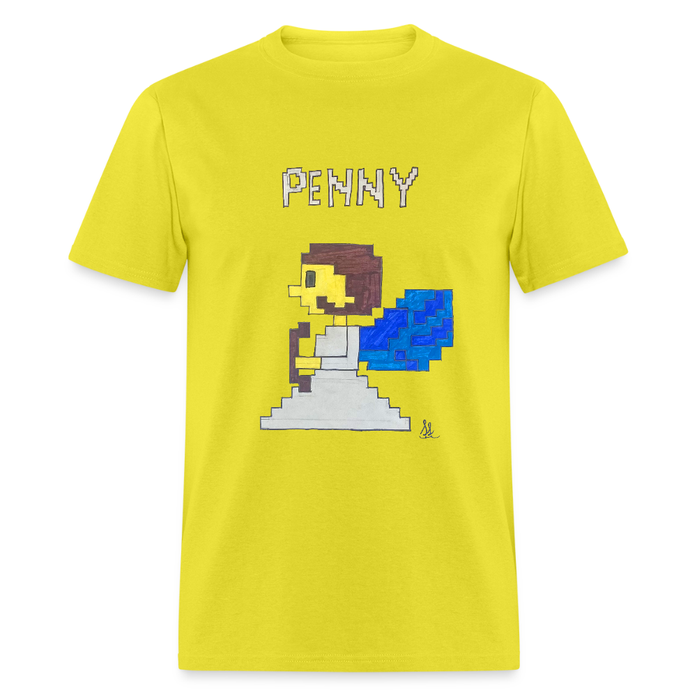 DC25 Sophie's "8-bit Penny" T-Shirt - yellow