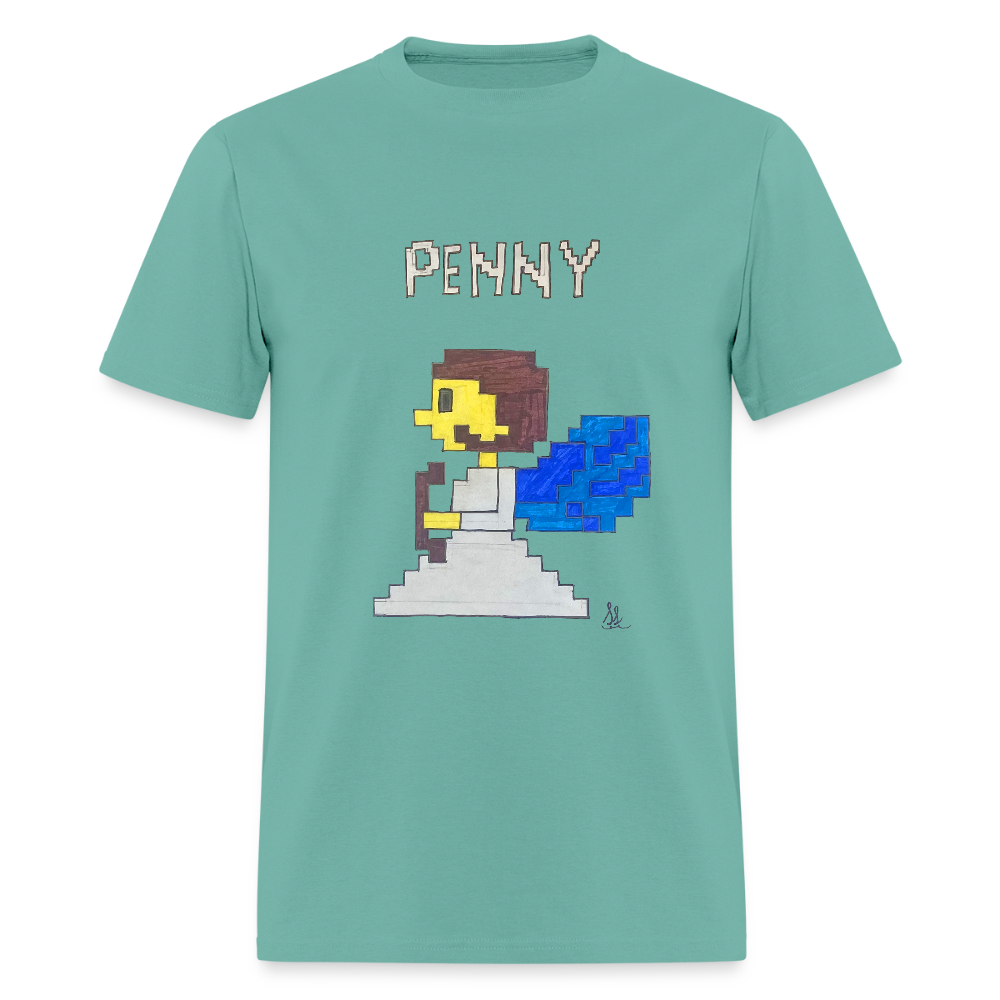 DC25 Sophie's "8-bit Penny" T-Shirt - aquatic