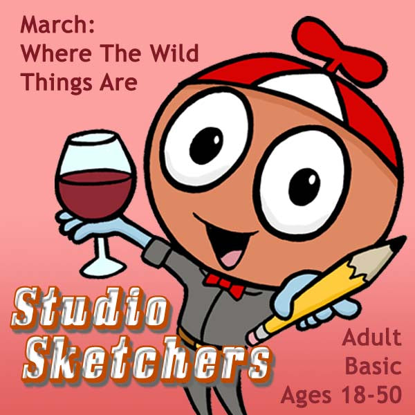 DC Studio Sketchers (Month 07) March Package (4 Classes-Adult): Where The Wild Things Are