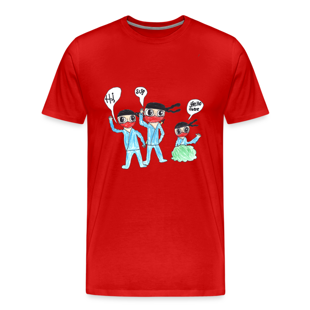 Brody's Ninja Yo! T-Shirt - red