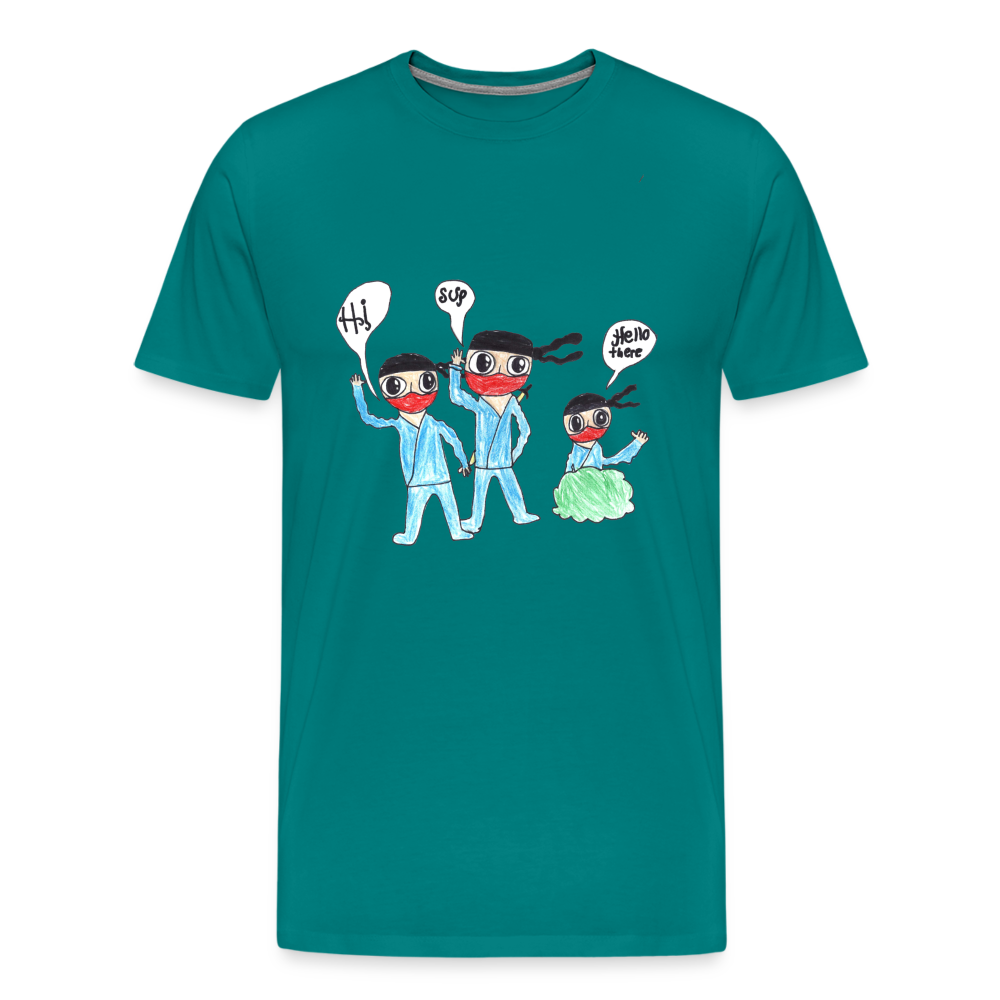 Brody's Ninja Yo! T-Shirt - teal