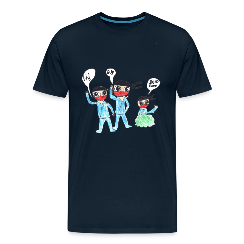 Brody's Ninja Yo! T-Shirt - deep navy