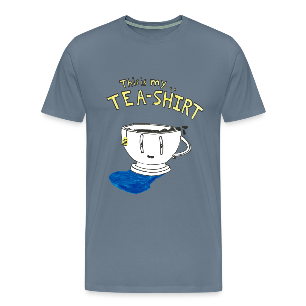 Nehemiah's Tea-Shirt - steel blue