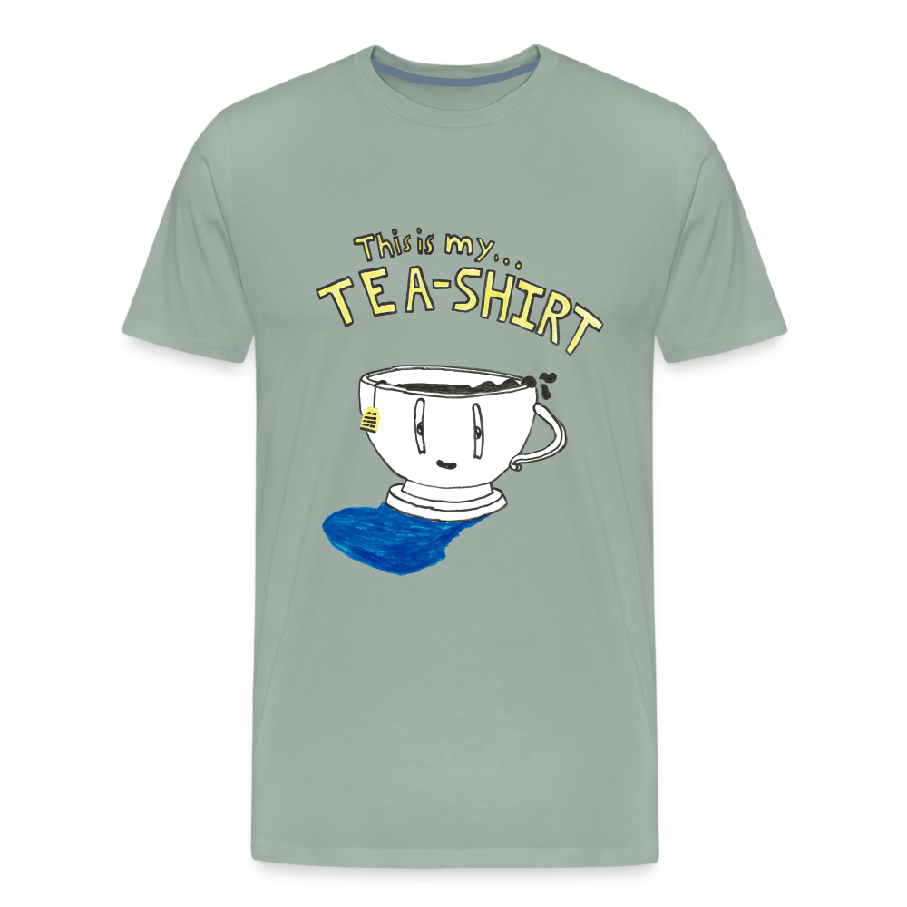 Nehemiah's Tea-Shirt - steel green