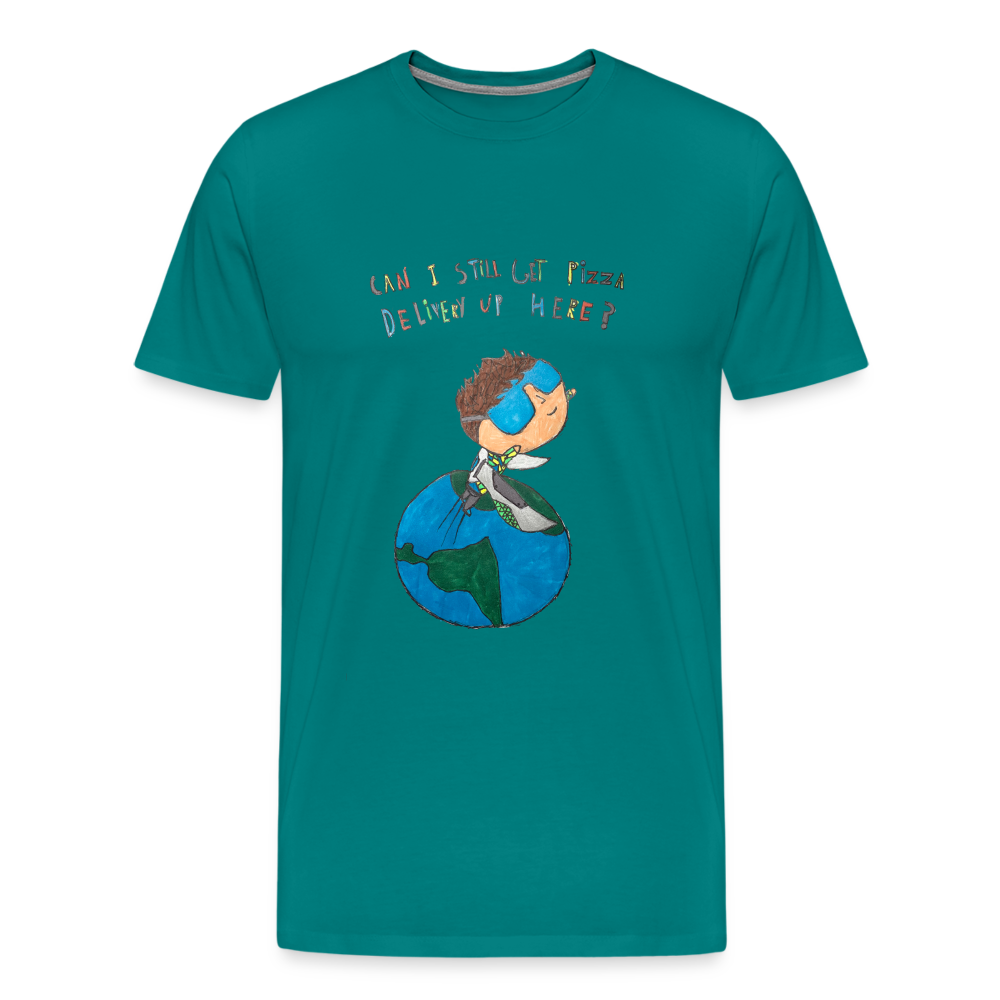 Hudson's Super Hero Dilemma T-Shirt - teal