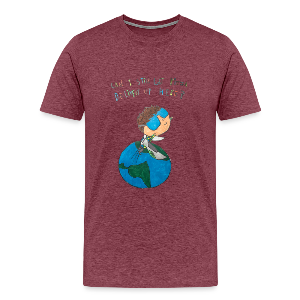 Hudson's Super Hero Dilemma T-Shirt - heather burgundy