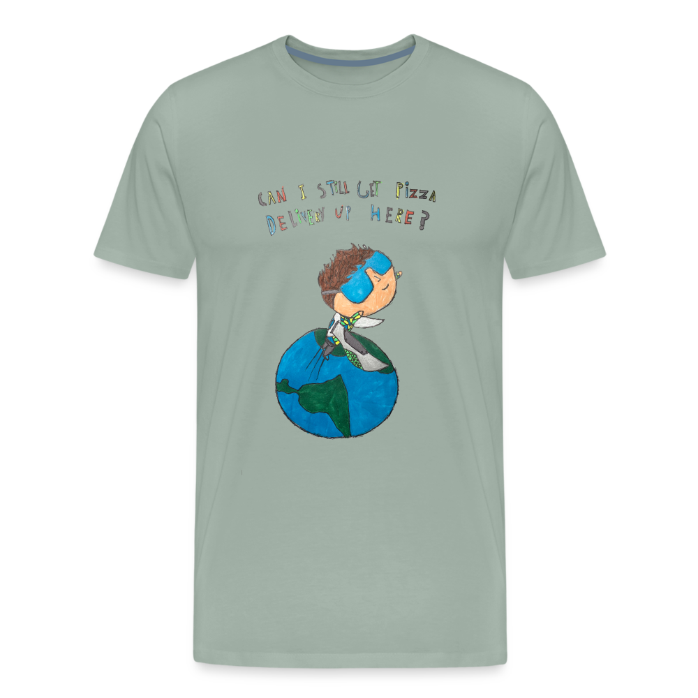 Hudson's Super Hero Dilemma T-Shirt - steel green