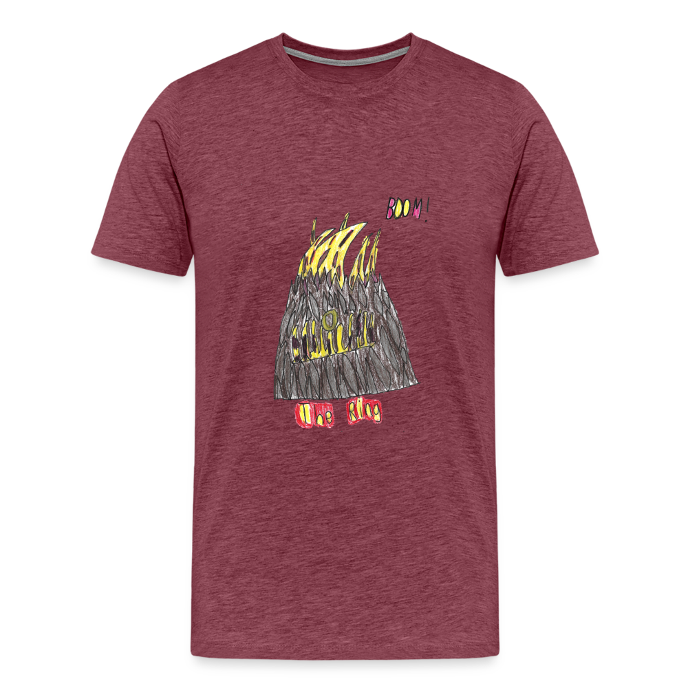 Mitchell's One Ring T-Shirt - heather burgundy