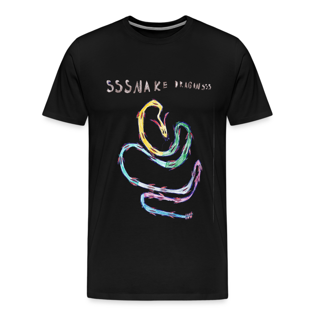 Noah's Ssssnake Dragonsss T-Shirt - black