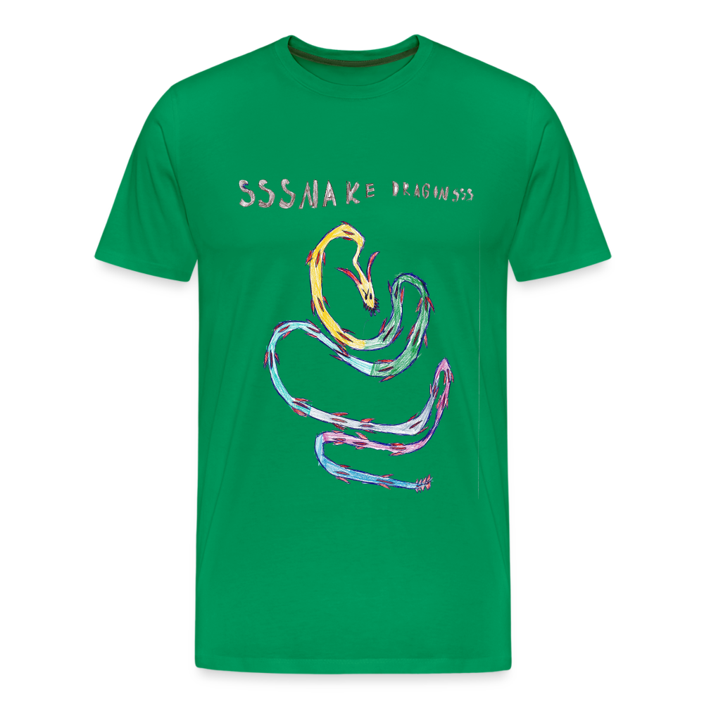 Noah's Ssssnake Dragonsss T-Shirt - kelly green
