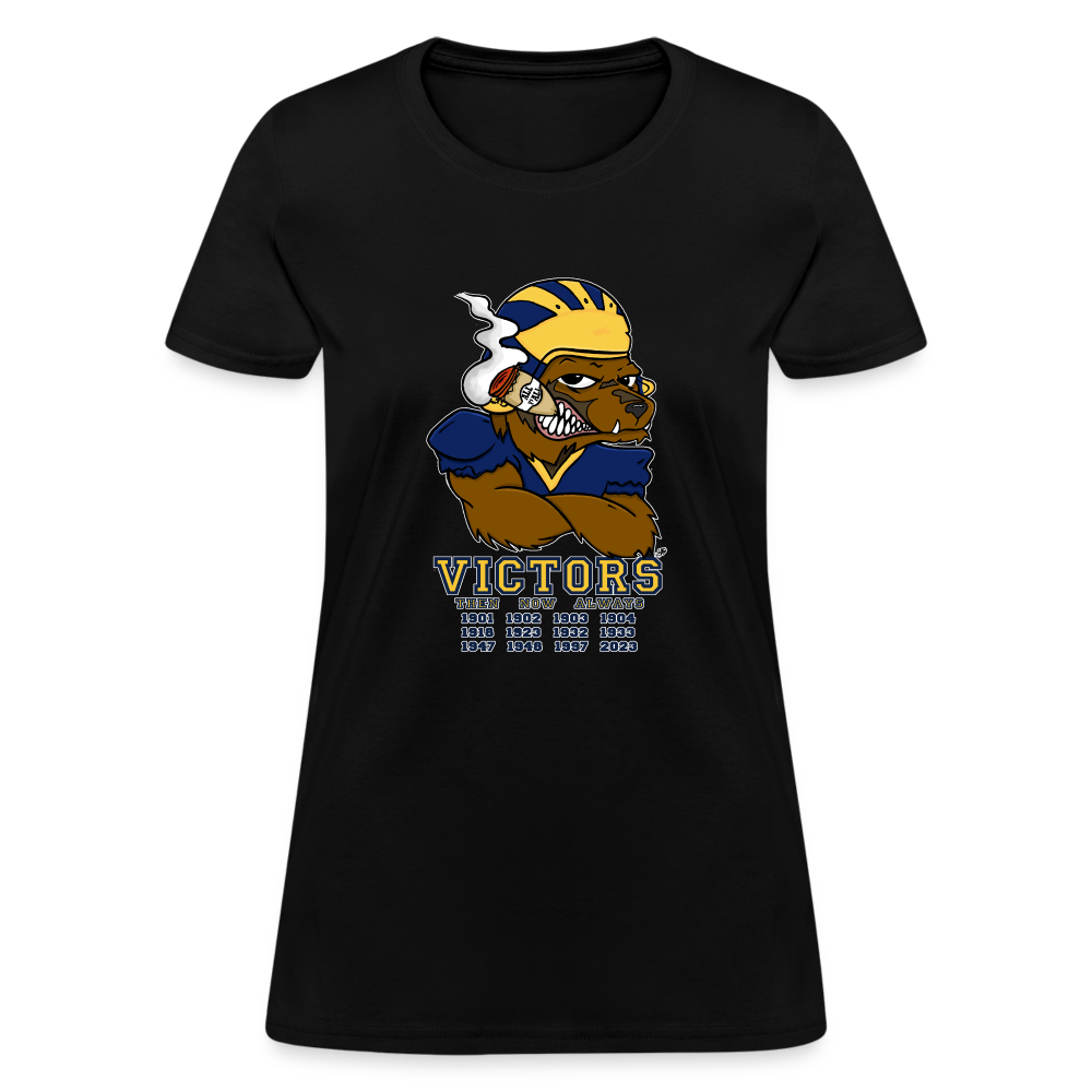 Wolverines' National Championship Football T-Shirt 2023-24 (Womens) - black