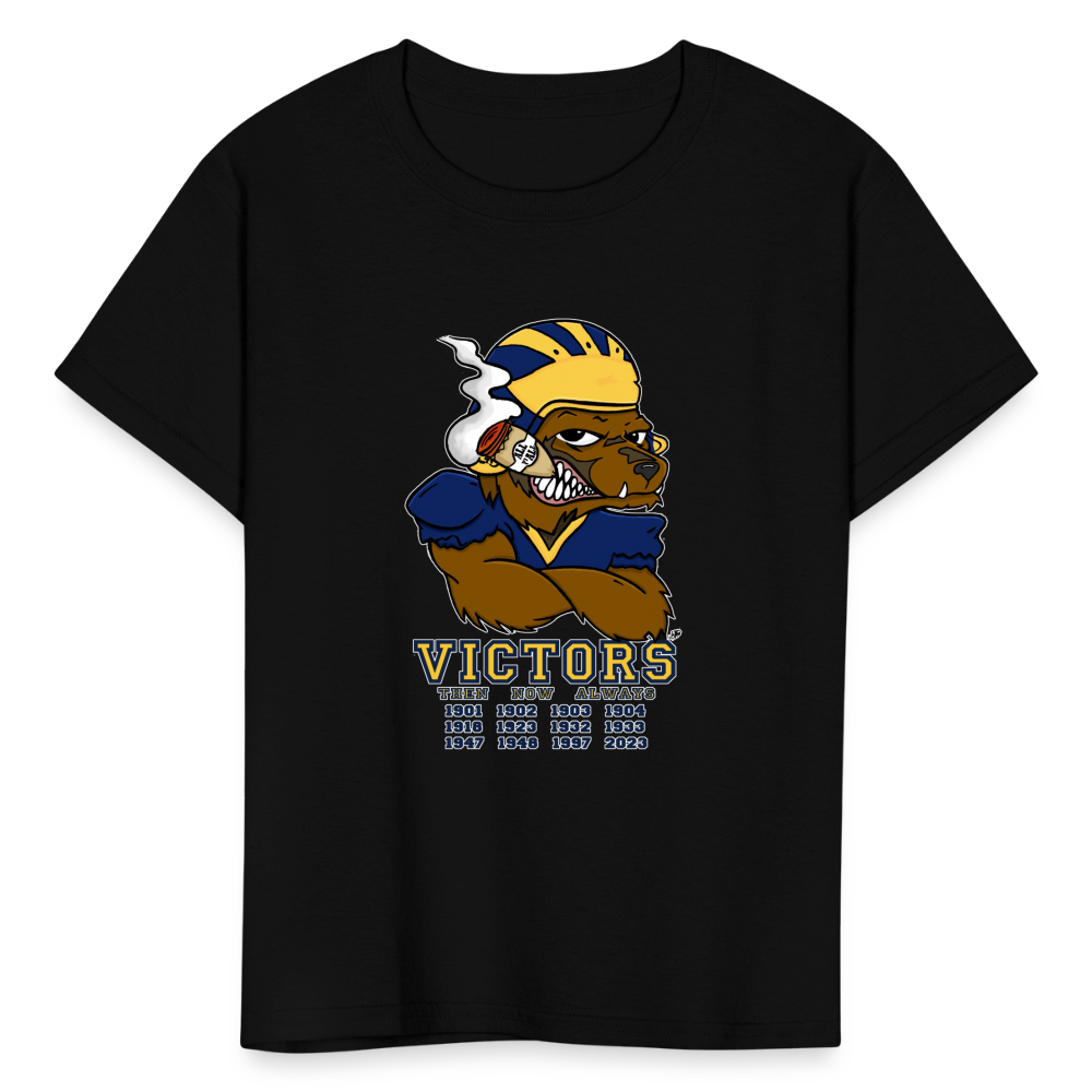 Wolverines' National Championship Football T-Shirt 2023-24 (Kids) - black
