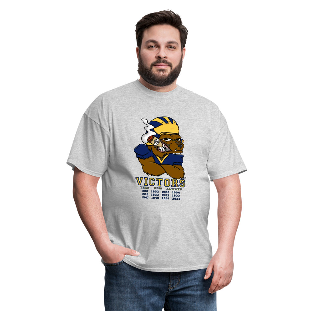 Wolverines' National Championship Football T-Shirt 2023-24 (Mens) - heather gray