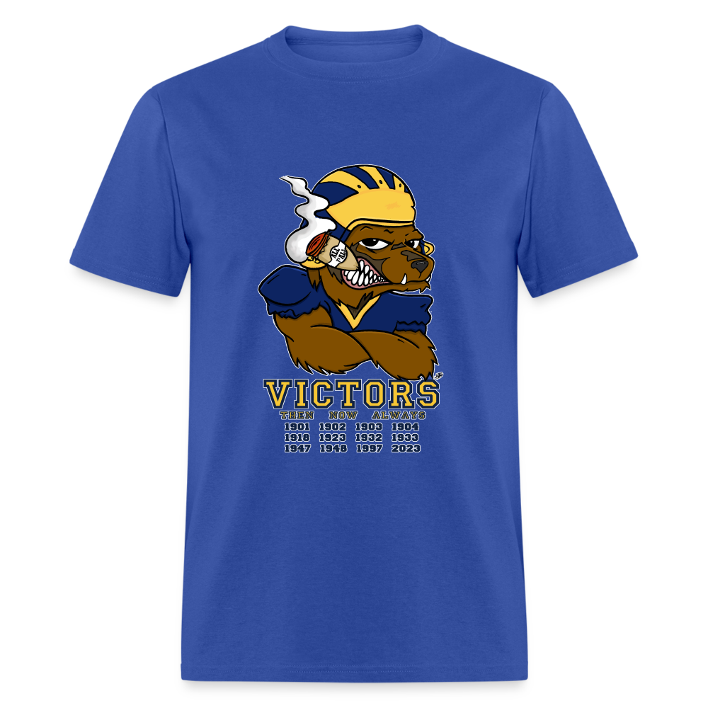 Wolverines' National Championship Football T-Shirt 2023-24 (Mens) - royal blue