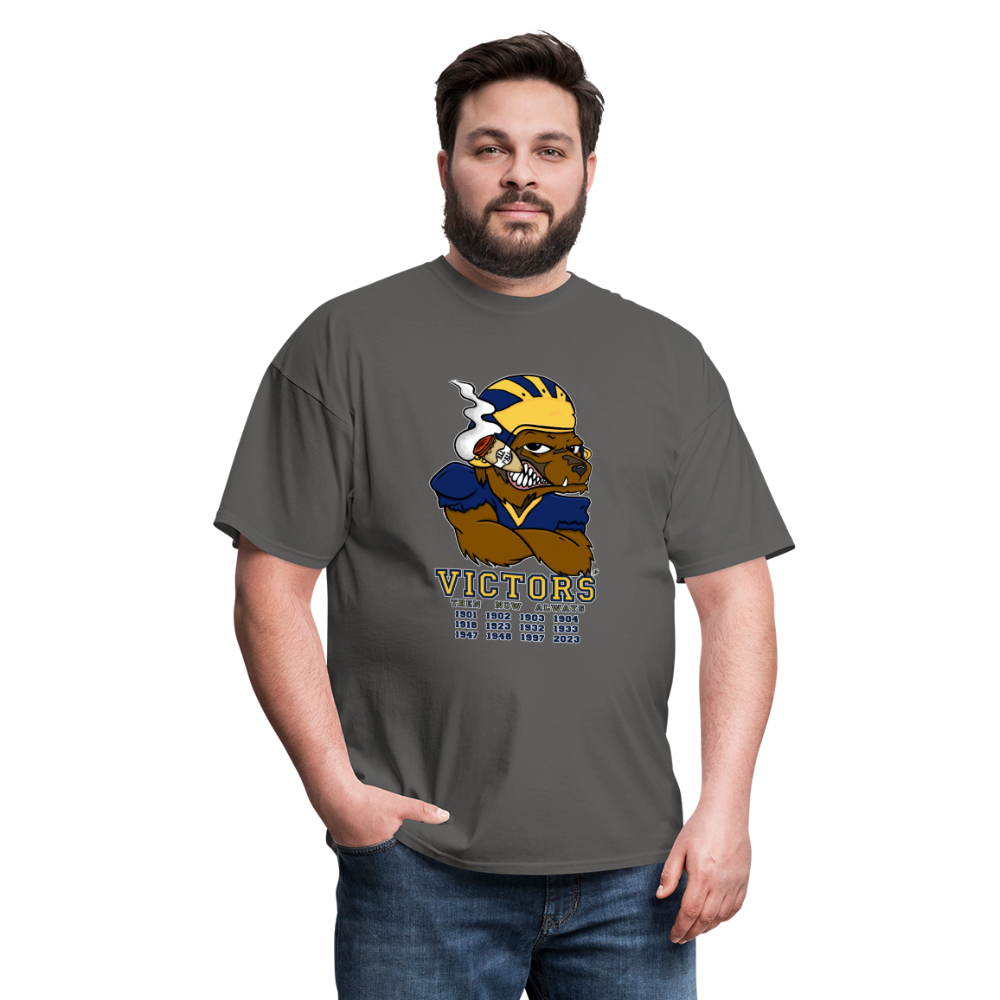 Wolverines' National Championship Football T-Shirt 2023-24 (Mens) - charcoal