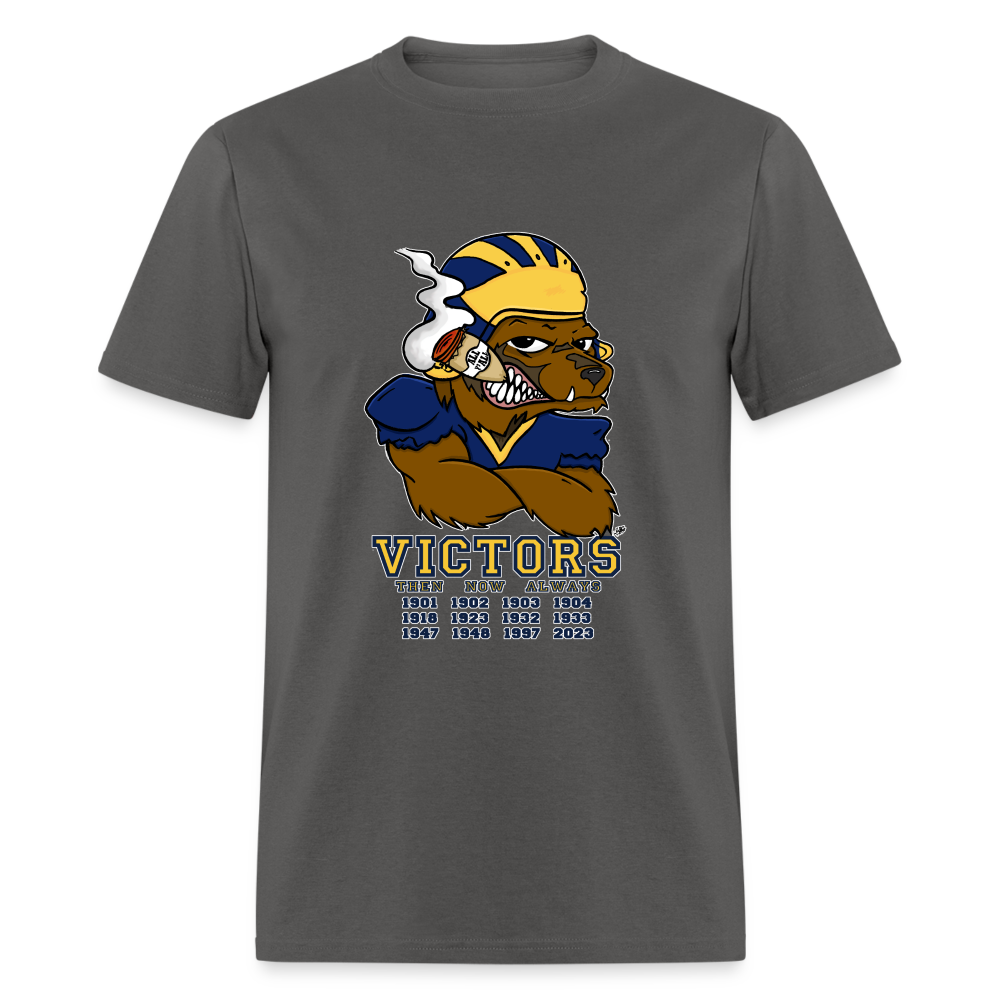 Wolverines' National Championship Football T-Shirt 2023-24 (Mens) - charcoal