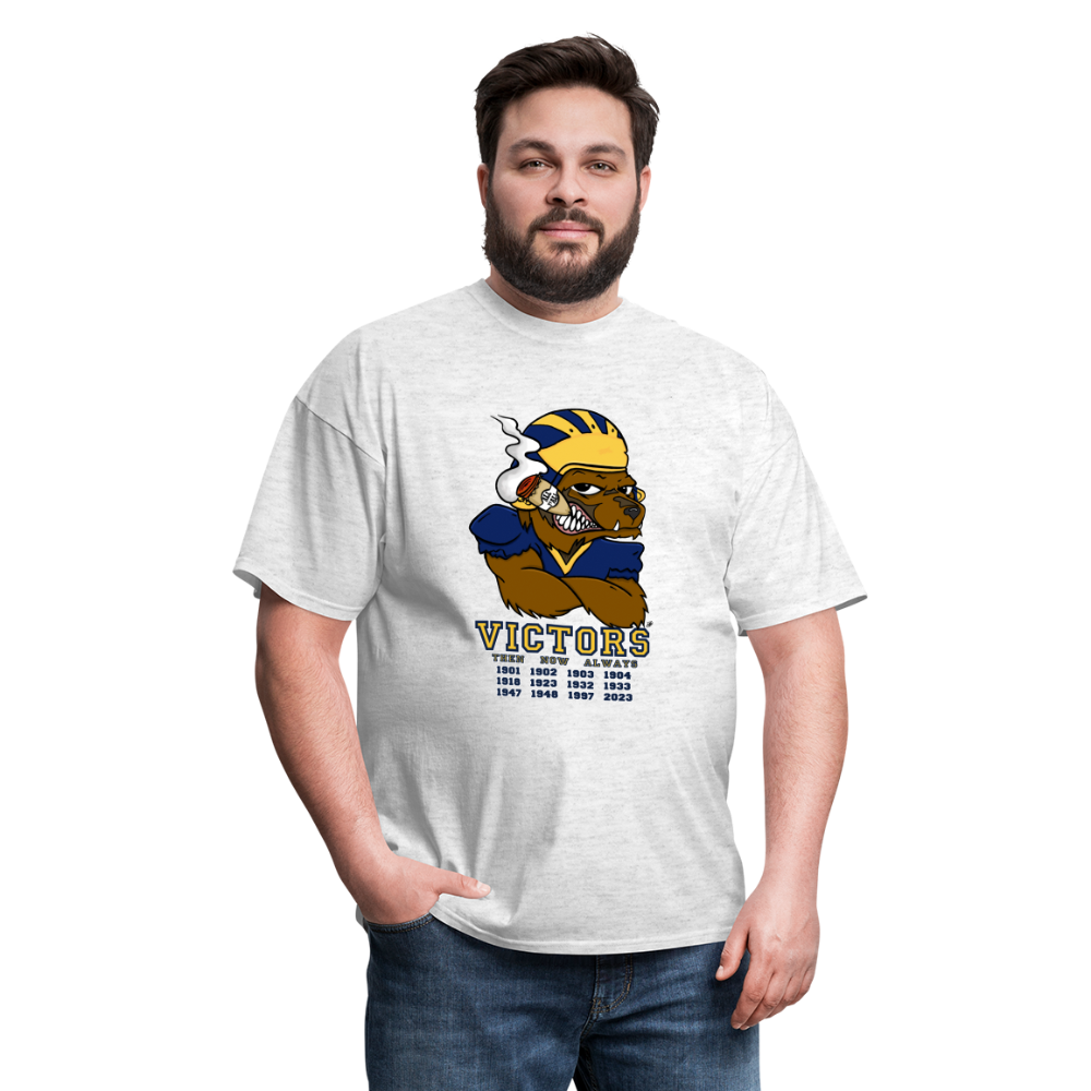 Wolverines' National Championship Football T-Shirt 2023-24 (Mens) - light heather gray