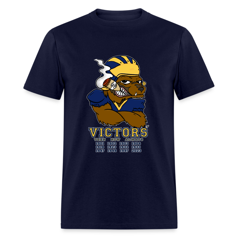 Wolverines' National Championship Football T-Shirt 2023-24 (Mens) - navy