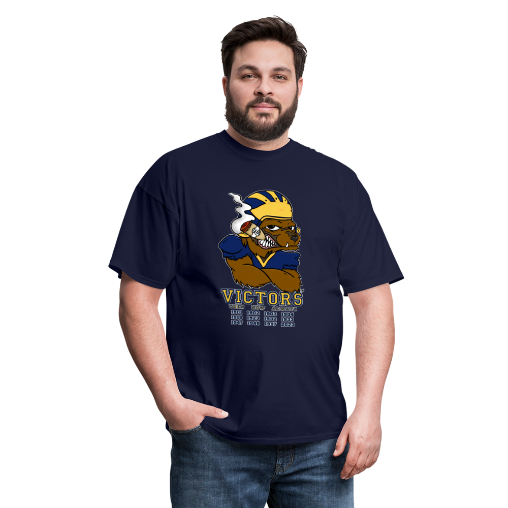 Wolverines' National Championship Football T-Shirt 2023-24 (Mens) - navy
