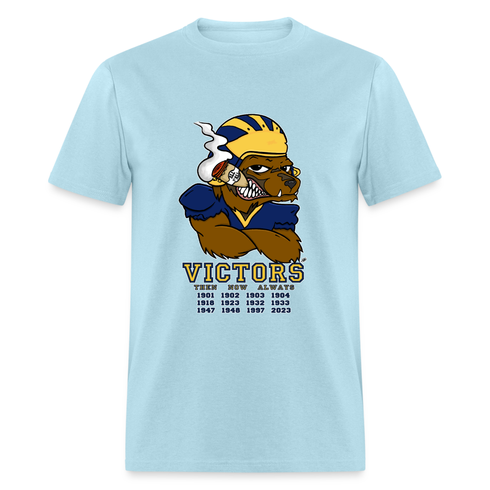 Wolverines' National Championship Football T-Shirt 2023-24 (Mens) - powder blue