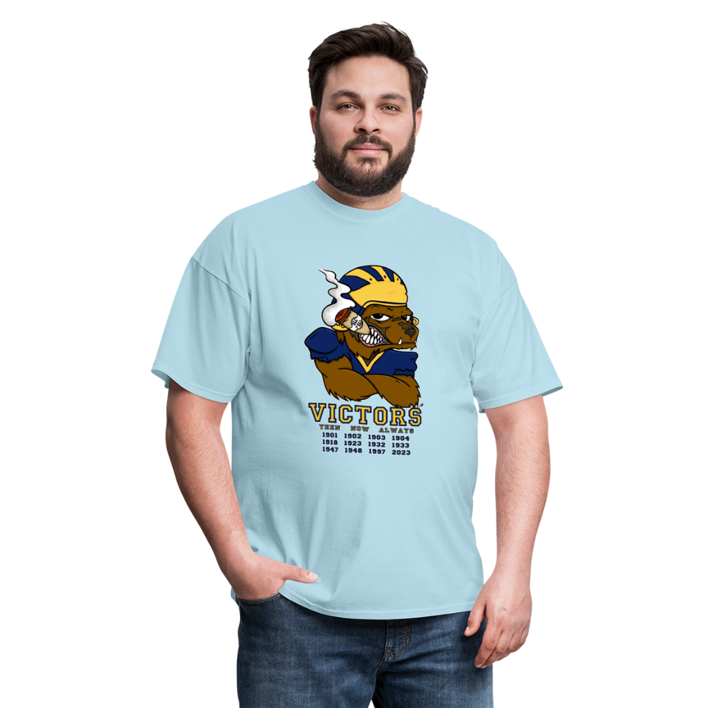 Wolverines' National Championship Football T-Shirt 2023-24 (Mens) - powder blue