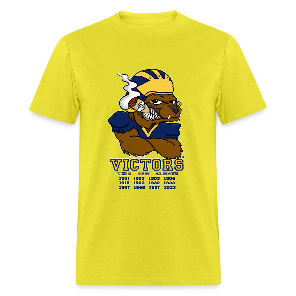 Wolverines' National Championship Football T-Shirt 2023-24 (Mens) - yellow