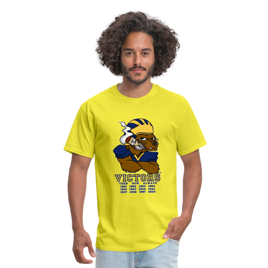 Wolverines' National Championship Football T-Shirt 2023-24 (Mens) - yellow