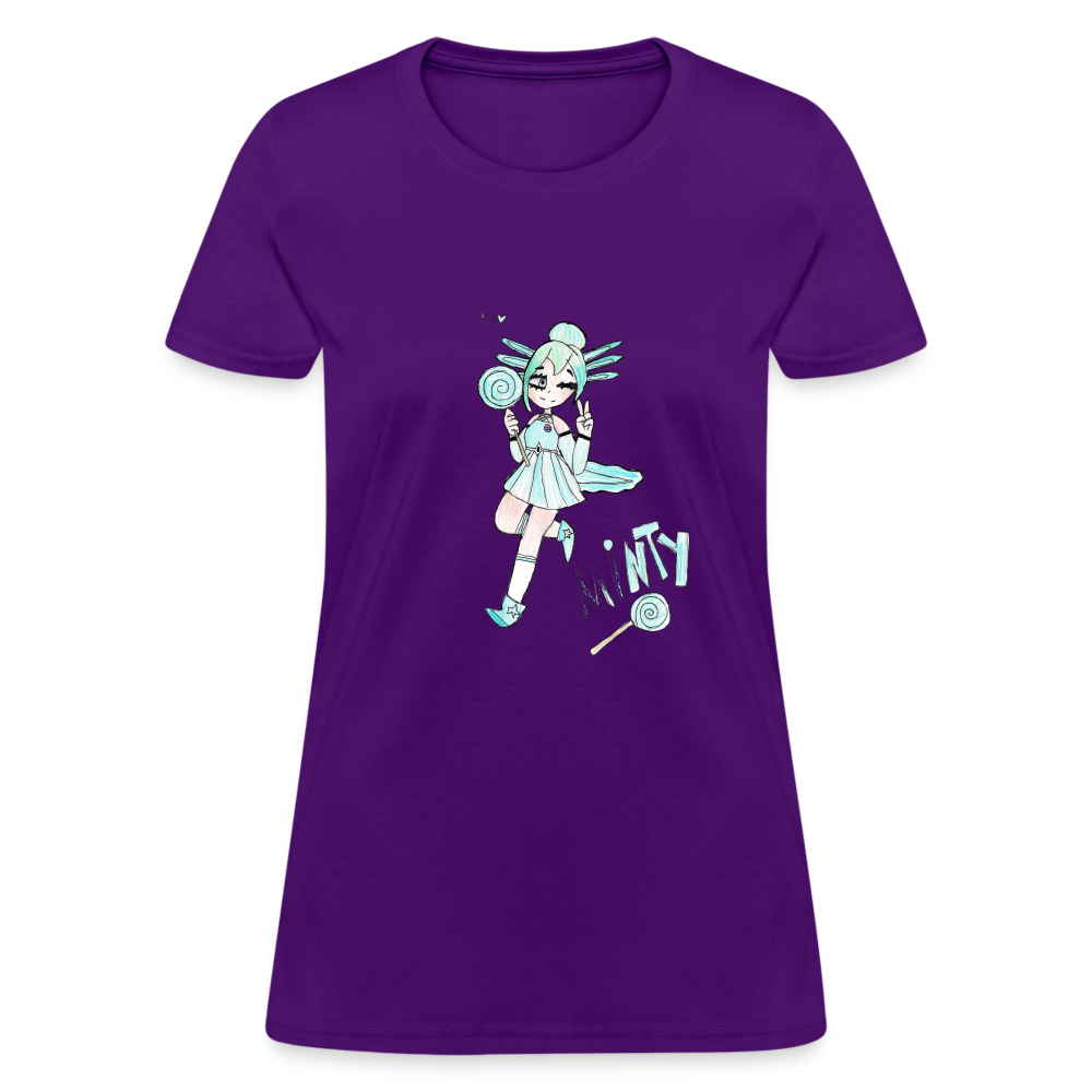 Abby's Minty T-Shirt - purple