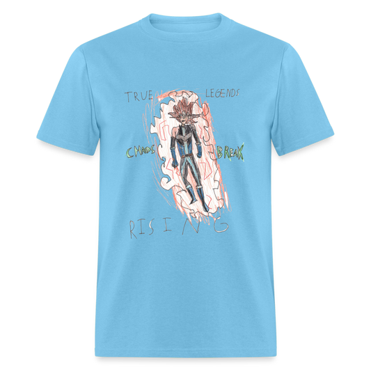 Ian's True Legends Rising T-Shirt - aquatic blue