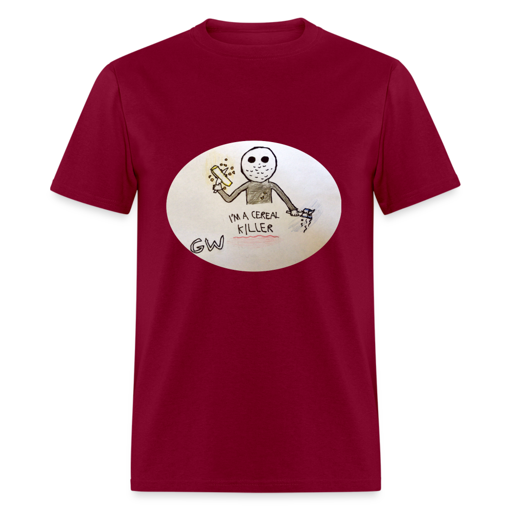 Gracie's Cereal Killer T-Shirt - burgundy