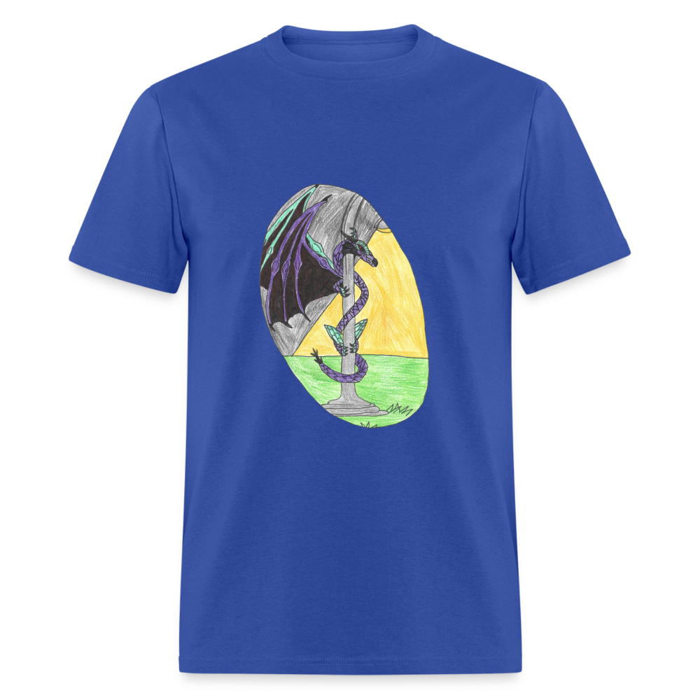 Oliver's Dragon T-Shirt - royal blue