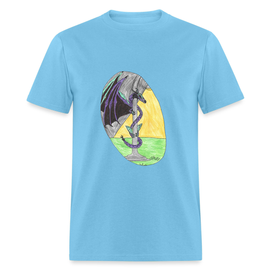 Oliver's Dragon T-Shirt - aquatic blue