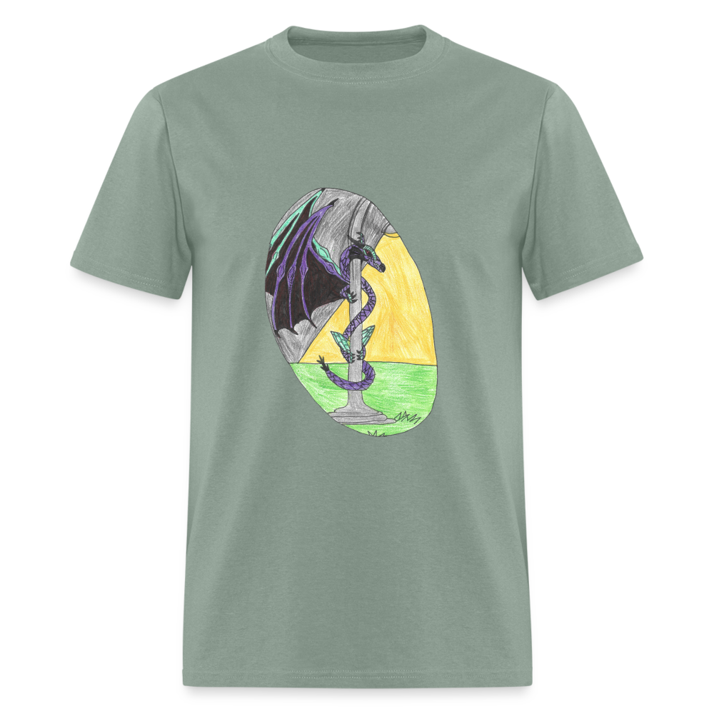 Oliver's Dragon T-Shirt - sage