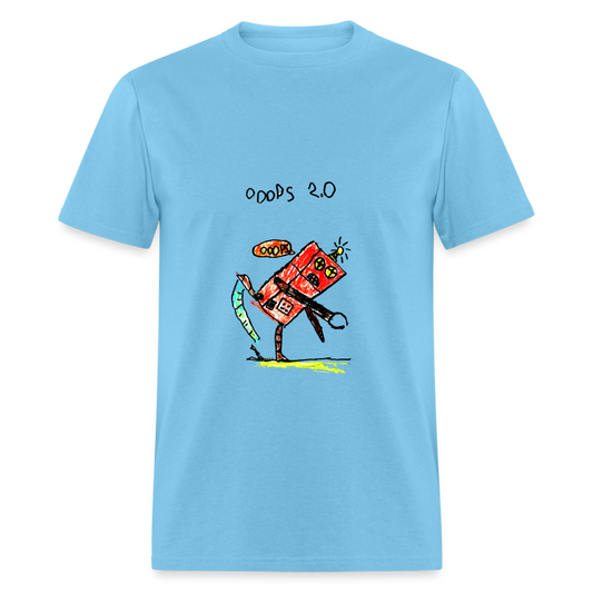 Kelvyn's Ooops 2.0 Shirt - aquatic blue