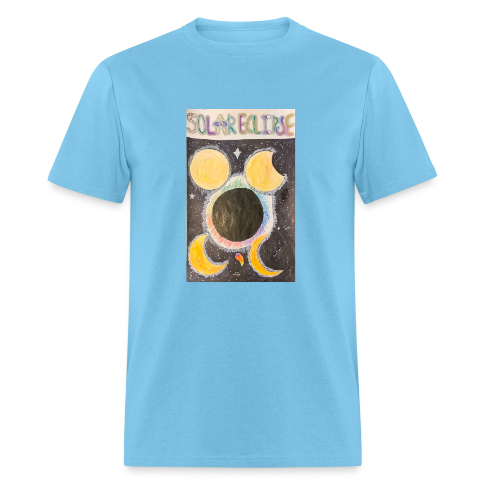 Ellie's Solar Eclipse T-Shirt - aquatic blue