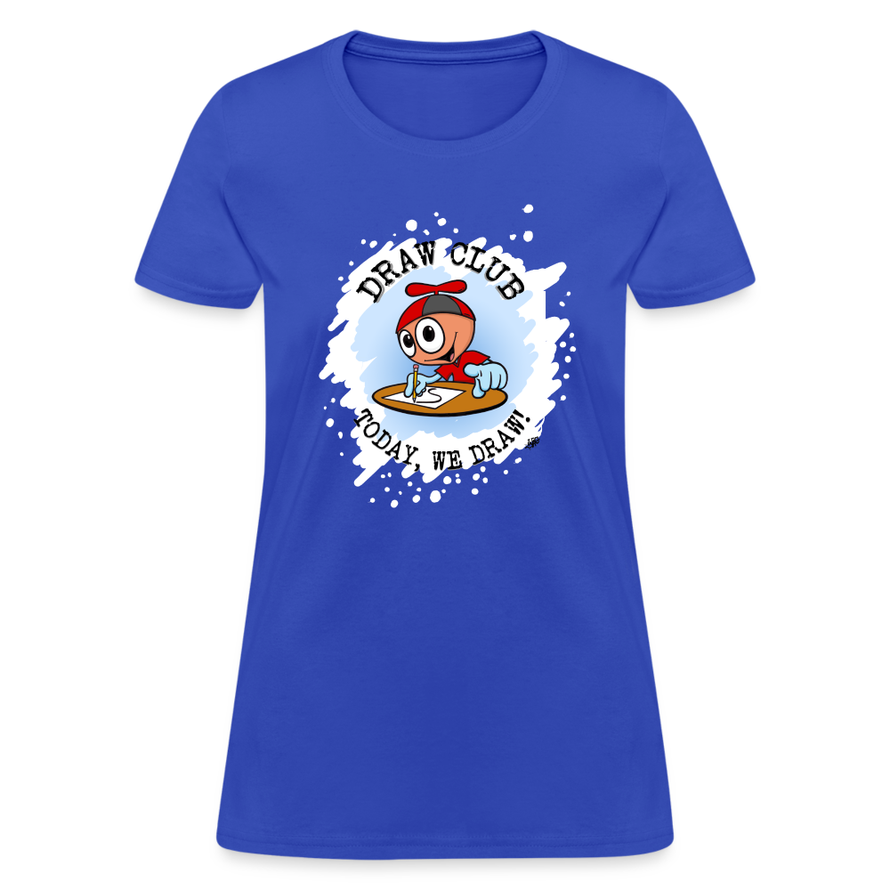 GooGenius Draw Club Women's Official T-Shirt - royal blue