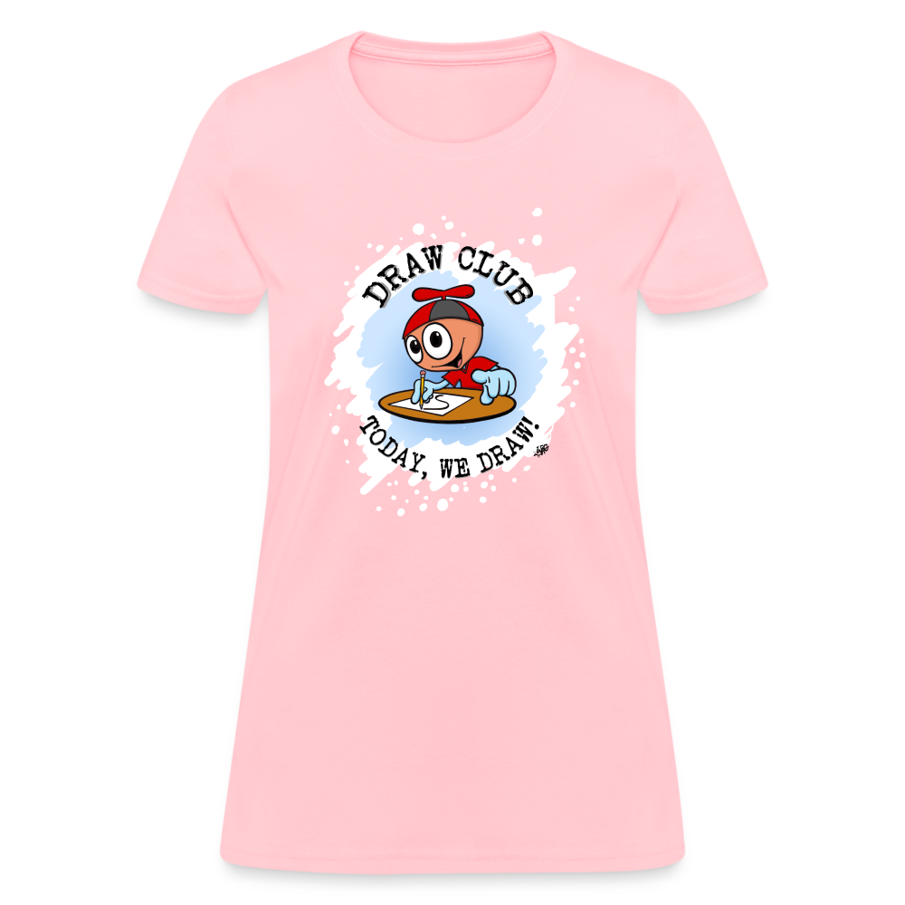 GooGenius Draw Club Women's Official T-Shirt - pink