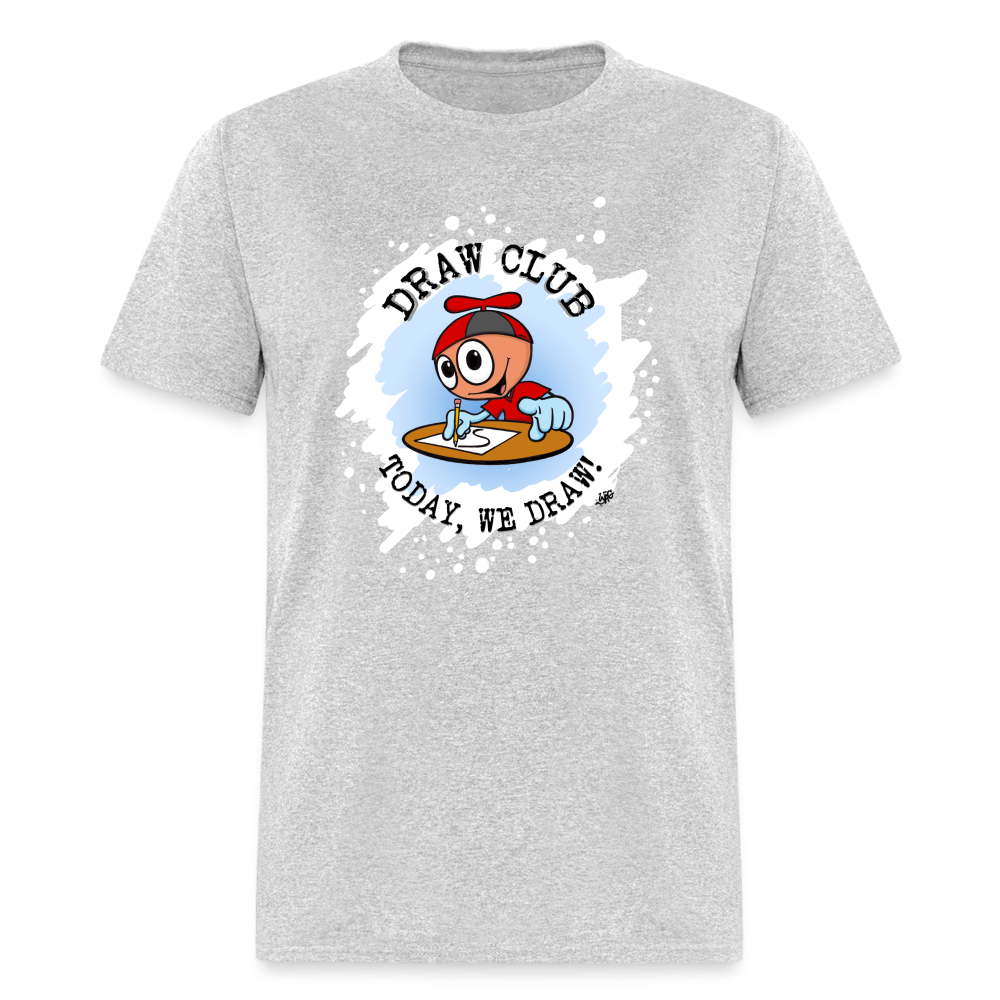 GooGenius Official Draw Club T-Shirt (Adult Sizes) - heather gray