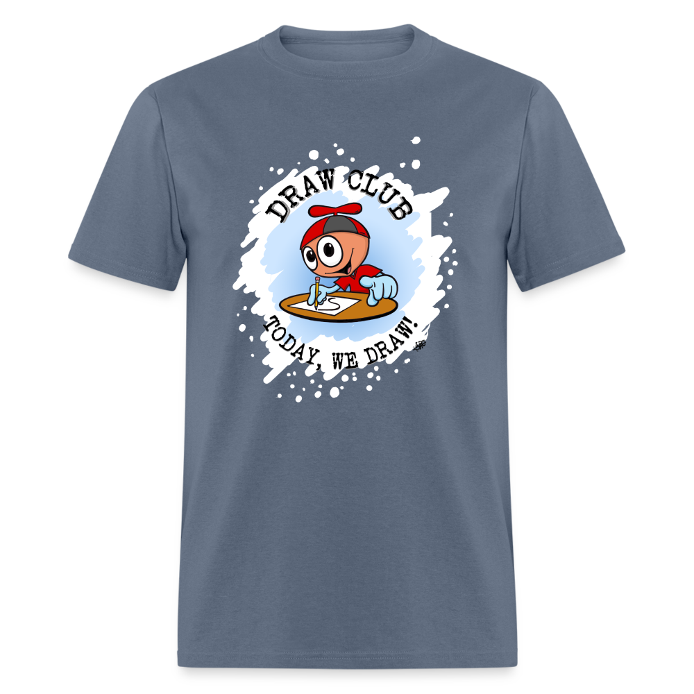 GooGenius Official Draw Club T-Shirt (Adult Sizes) - denim