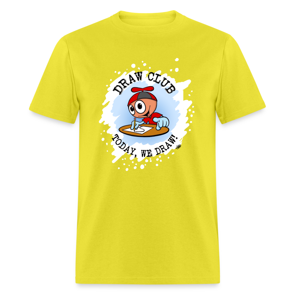 GooGenius Official Draw Club T-Shirt (Adult Sizes) - yellow