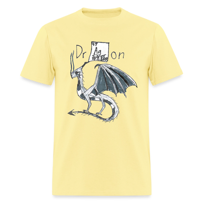 DC26 Francesca's "Silver Dragon" T-shirt - cornsilk