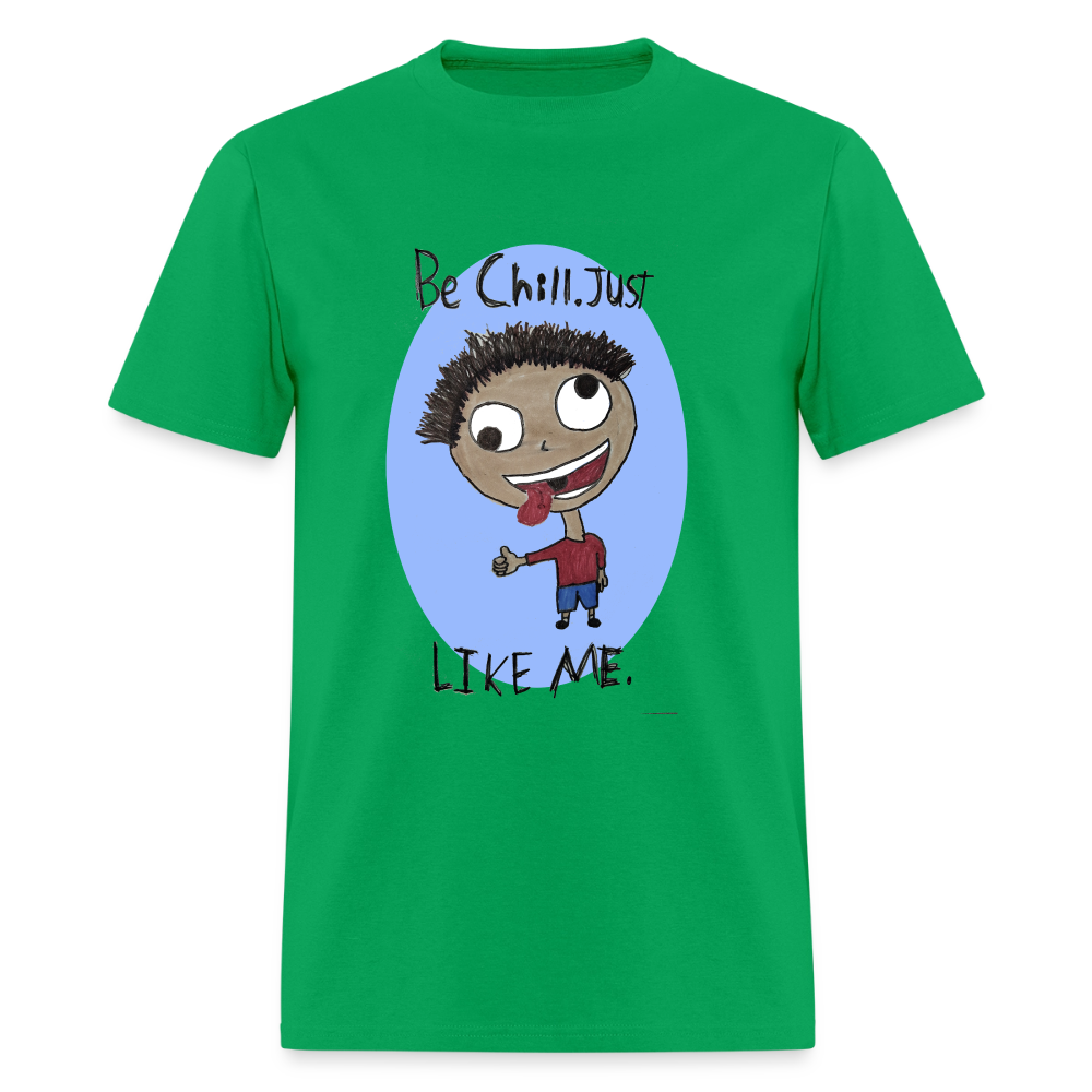 DC26 Anthony's "Be Chill" T-shirt - bright green