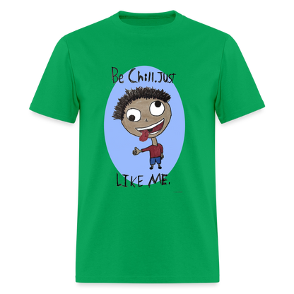 DC26 Anthony's "Be Chill" T-shirt - bright green
