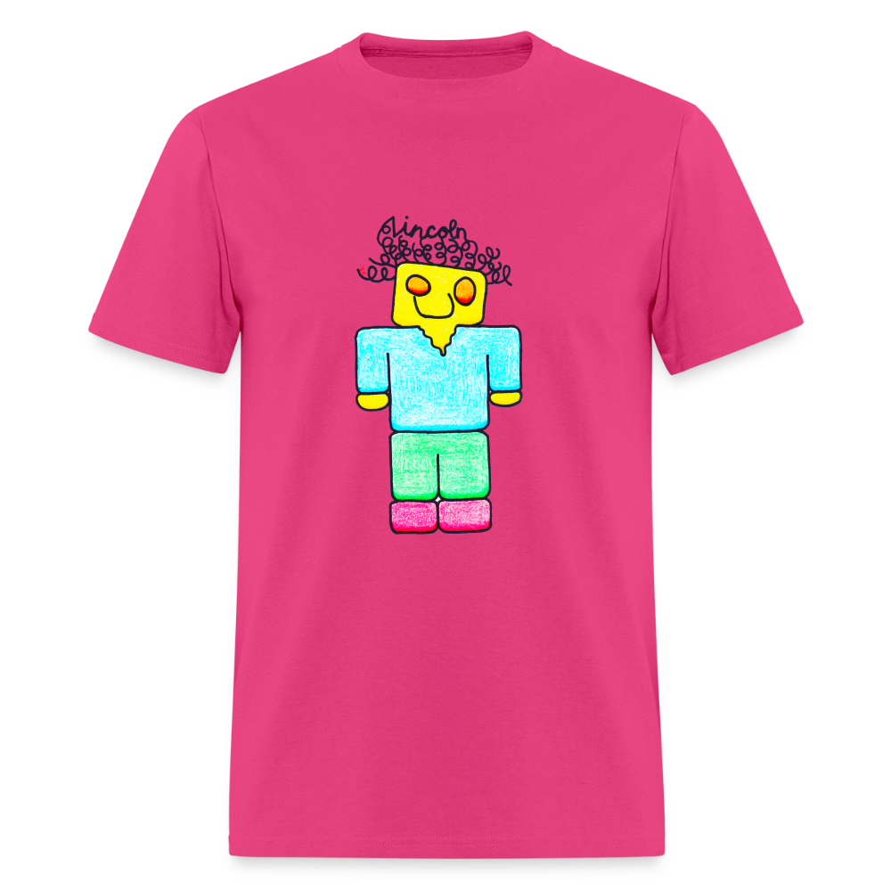 DC26 Lincoln's "Mine Craft Me" T-shirt - fuchsia